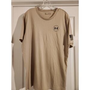 Under Armour Men's Freedom Tshirt XL Tan